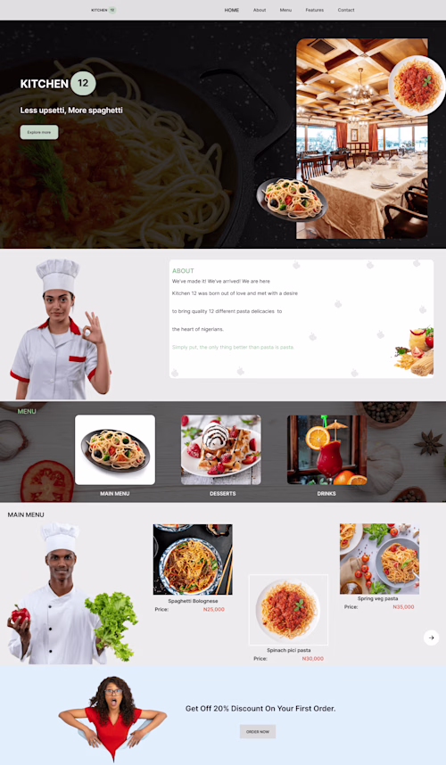 Interactive Website Redesign