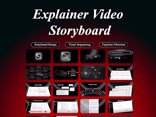 Explainer Video Storyboard for SaaS