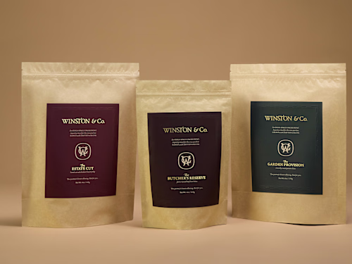 Luxury Dog Treat Design for Winston & Co