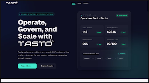Tasto | ERP, CRM & Business Operations Platform