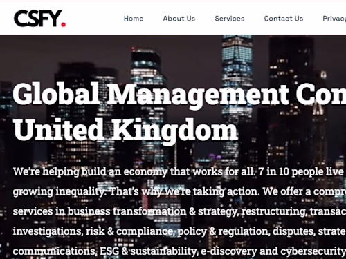 Web Development & SEO Service For Consultingservicesforyou.co.uk