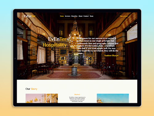 Event Management Company Website

I have