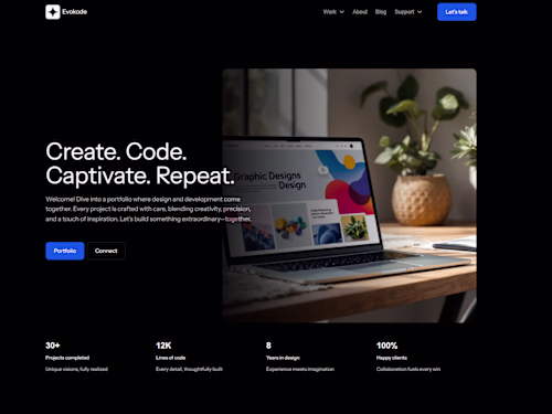 Modern Portfolio Website Development
