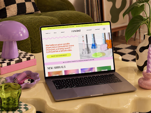 Rewind | E-Commerce Wix Website Design