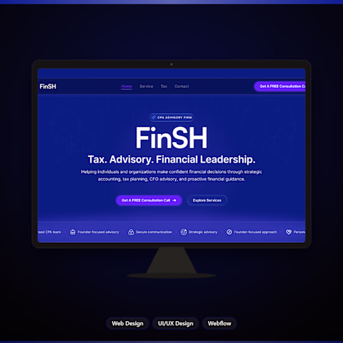 FINSH CPA — Website Design & Webflow