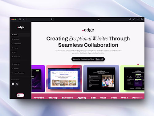 DotEdge Design - Portfolio Website
