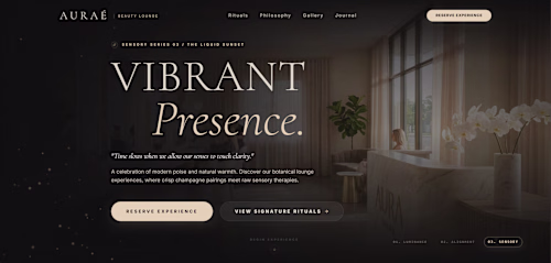 Designed a luxury beauty lounge