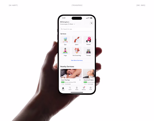 End-to-End UX Audit and Redesign for Wellness Marketplace