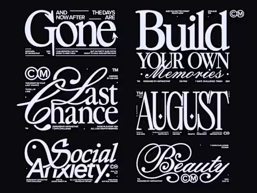 Summer 2024 - Typography Exloration 