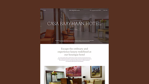 Casa Baaymaan Hotel Online Booking Website