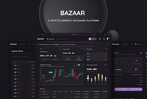 Bazaar - A Cryptocurrency Trading and Liquidity Pool Platform