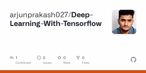 Deep Learning With Tensorflow