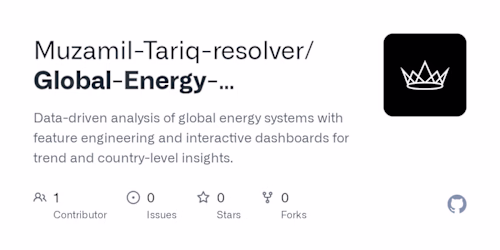 Global Energy Consumption Analysis Project