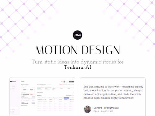 Tenkara AI Product Animations