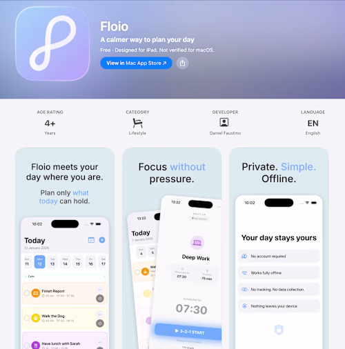 Floio - Privacy First Productivity