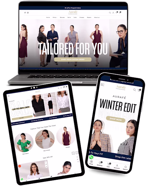 Fashion Clothing Brand Shopify Website
