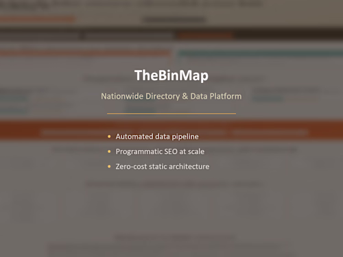 TheBinMap is a 528-page nationwide