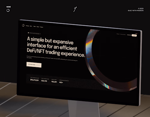 NONE | Redefining the DeFi experience.