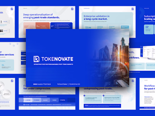 Tokenovate — Series A Investor Pitch Deck
