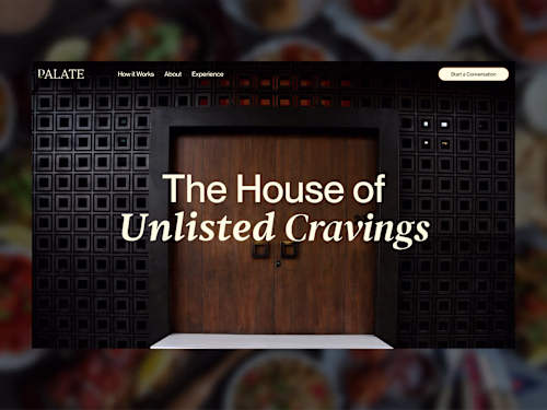 Palate: Reimagining Food Through Conversation
