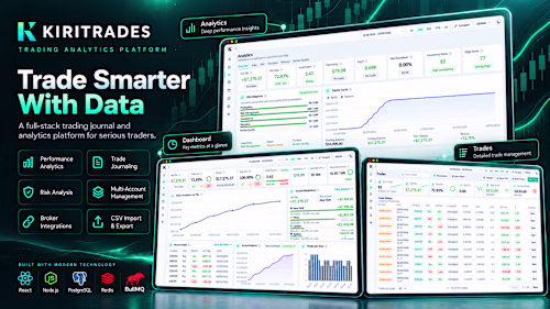 KiriTrades — Trading Analytics SaaS
Overview
I