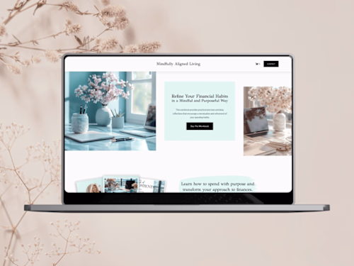 Shelly Schell Financial Workbook Landing Page — Woven Laurel