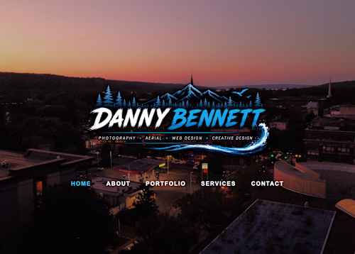 I designed this homepage to