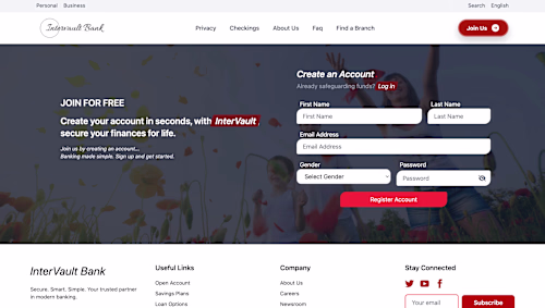 InterVault Digital Banking Platform Development