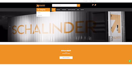 schalinder for elevators website