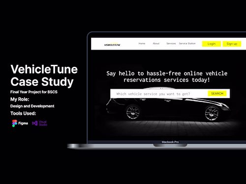 Online Vehicle Services Reservation System