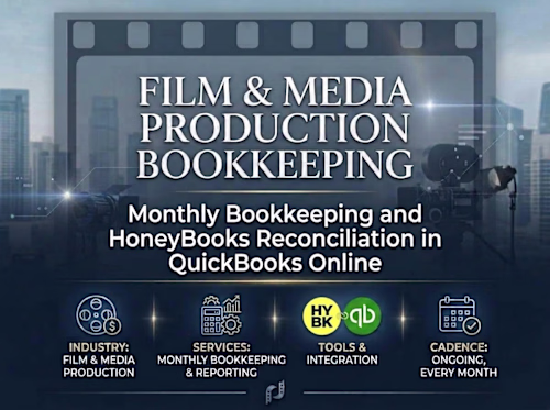 Film & Media Production Bookkeeping | QuickBooks Online