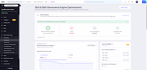 SEO and GEO set up