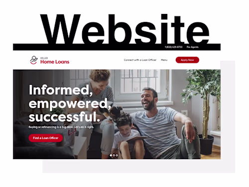 Keller Home Loans website :: Behance