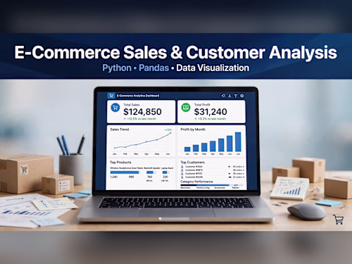 Analyzed e-commerce sales data to