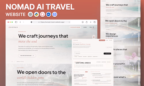 NOMAD is a luxury travel