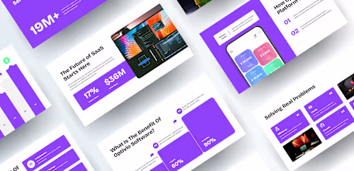 Professional SaaS Pitch Deck Design for Investor Success