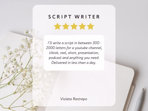 Script writing