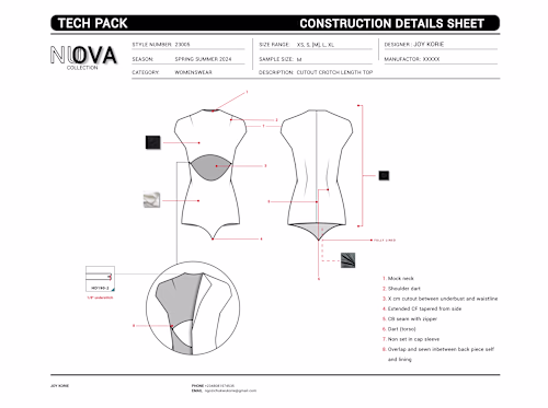 Tech pack: process :: Behance