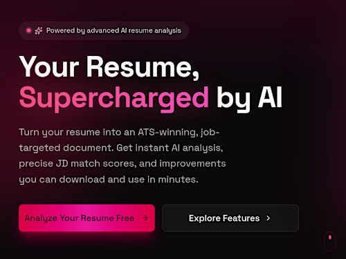 ResumeMind — AI Resume Analysis