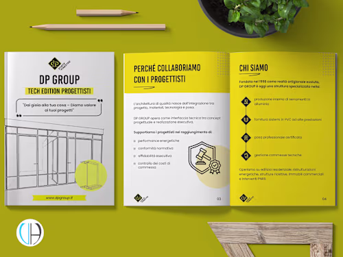 Design modern PDF brochure, company
