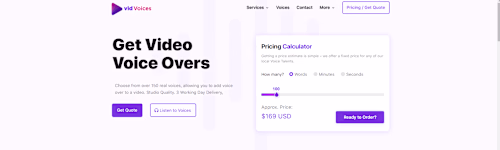 Vidvoices Jingles - Website design & development