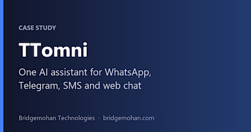 TTomni — AI Chat Platform for Business
