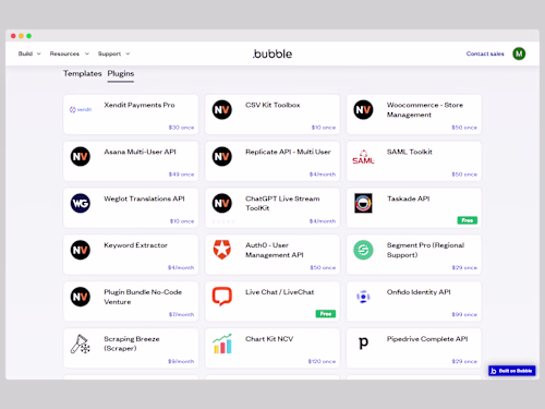 Bubble.io Plugins
