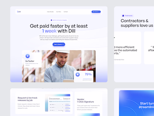 Dill Inc - Dashboard & Website