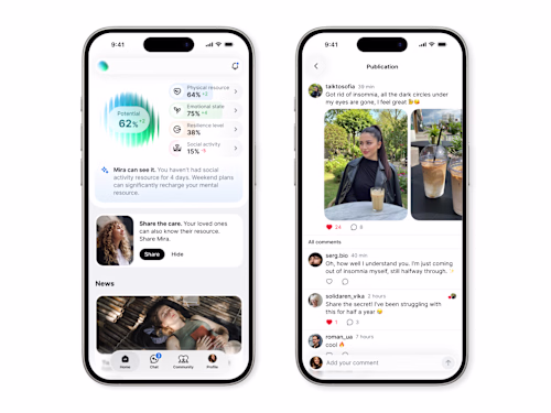 AI mental health app development