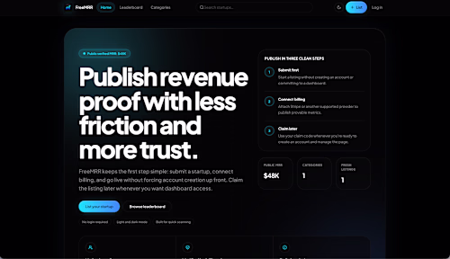 SaaS Startup Revenue Verification Platform