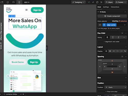 Webflow Website