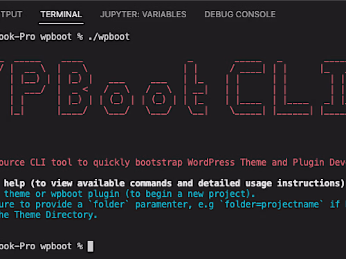 WPBoot - A FREE and OpenSource Liteweight CLI Tool