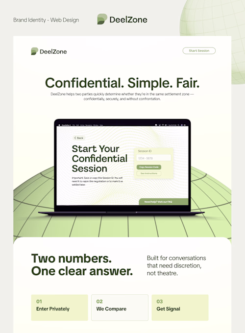 DeelZone UI & Brand Design