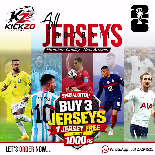 Kickzo — Sportswear & Jersey Social Media Designs